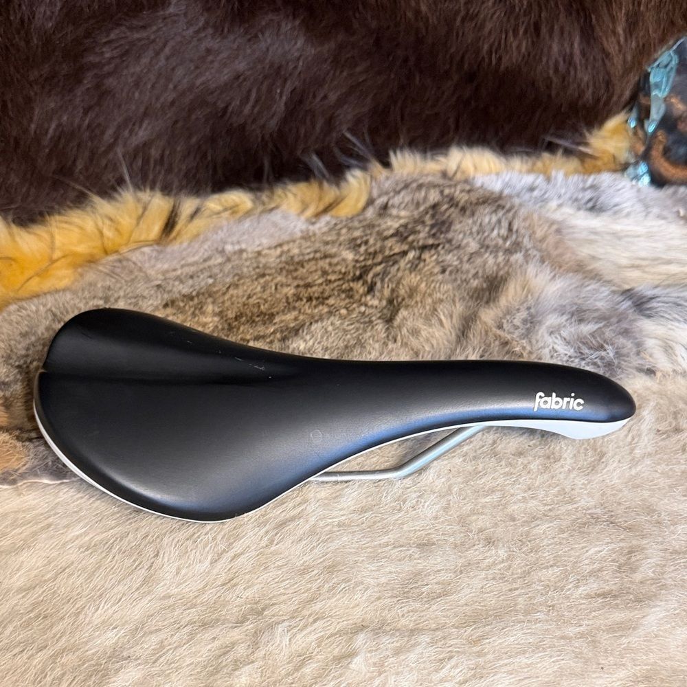 Fabric Black Bicycle Saddle (6018)